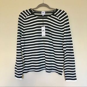 John & Jenn Striped Lightweight Sweater (S)